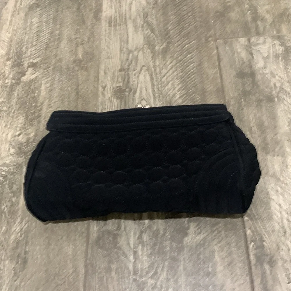 Quilted Black Women's Clutch Bag